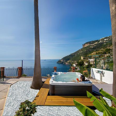 Villa Dorotea Luxury & Modern Design - Jacuzzi With Seaview & Sauna - Hammam & Homegym Minori Esterno foto